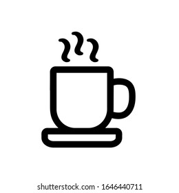 Coffee icon, vector illustration. Flat design style. Vector coffee icon illustration isolated on white background, coffee icon Eps10. coffee icons graphic design vector symbols.