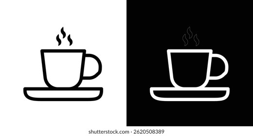 Coffee icon vector, illustration logo template in trendy style
