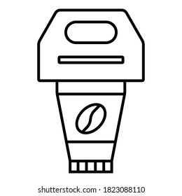 coffee icon vector illustration photo