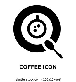 Coffee icon vector isolated on white background, Coffee transparent sign , food symbols