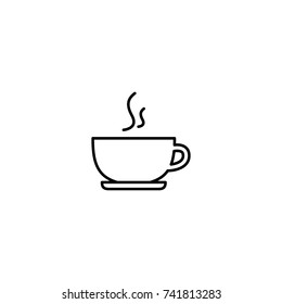 Coffee icon vector line symbols