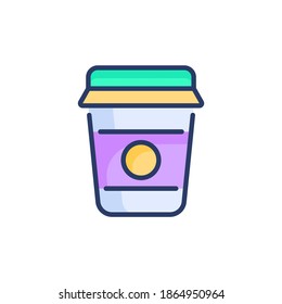 Coffee icon in vector. Logotype