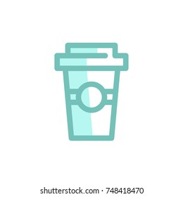 coffee icon vector. coffee icon modern style design