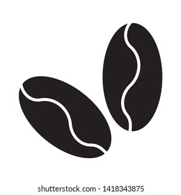 Coffee icon vector on white background 