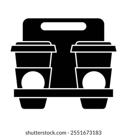 Coffee icon vector on white background