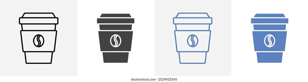 coffee icon vector set use for web