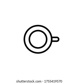 coffee icon vector sign symbol isolated