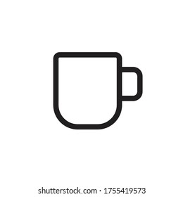 coffee icon vector sign symbol isolated