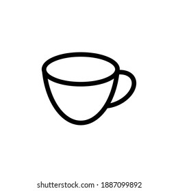 coffee icon vector sign symbol isolated
