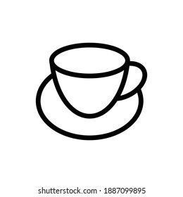 coffee icon vector sign symbol isolated