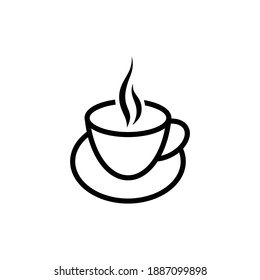 coffee icon vector sign symbol isolated
