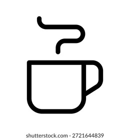 Illustration zum Entwurf eines Vektorsymbol für Kaffee