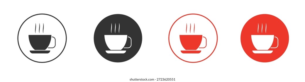 Kaffeesymbol. Webvektordesign