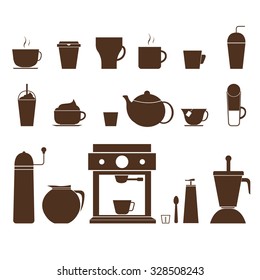 Coffee icon with White Background