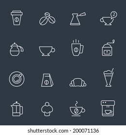 Coffee icons