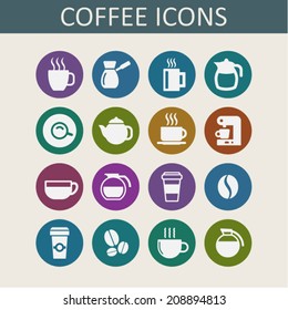 Coffee icons
