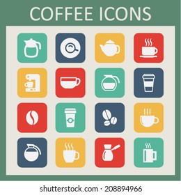 Coffee icons