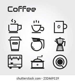 Coffee icons