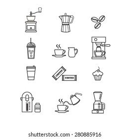 Coffee icons 
