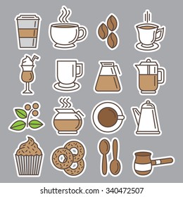Coffee icons