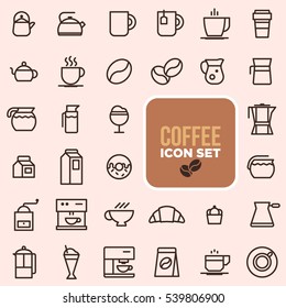 Coffee icons