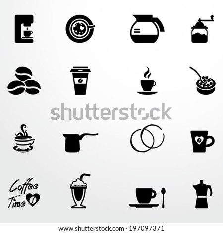 Coffee icons