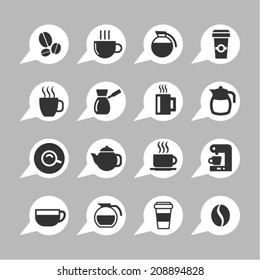 Coffee icons for app