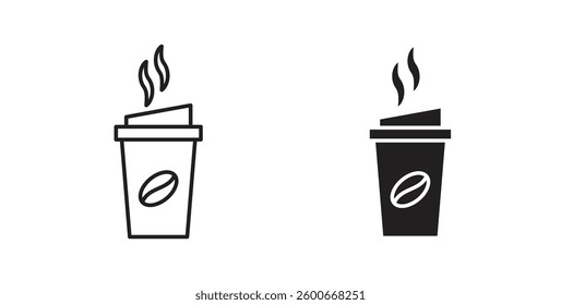 Coffee icons graphics set vectors