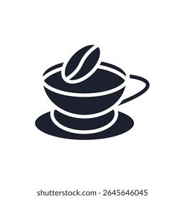 coffee icons isolated on White Background. Flat style design