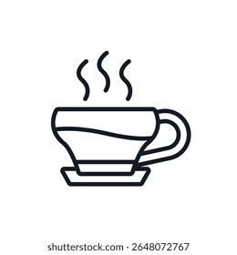 coffee icons isolated on White Background. Flat style design
