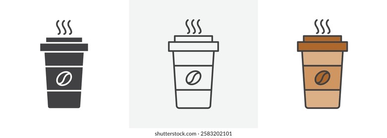 Coffee icons pack for website designs