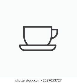 Coffee icons set. filled and line illustration
