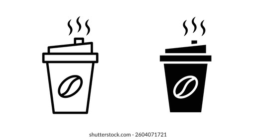 Coffee icons vectors graphics set