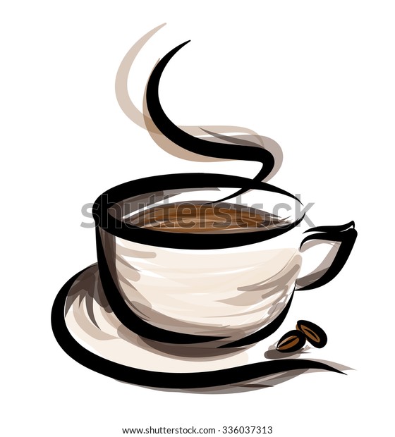 Coffee Illustration Stock Vector (Royalty Free) 336037313