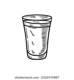 Coffee Illustration Colorless - Float White