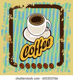 coffee   illustration design elements vintage vector