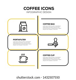 COFFEE AND ILLUSTRATION ICON CONCEPT