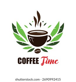 Coffee Illustration Coffee Logo Design