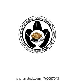 coffee illustration logo design