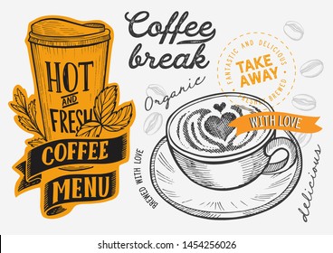 Set Retro Vintage Logos Coffee Shop Stock Vector (Royalty Free) 522809656