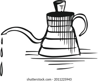 coffee illustration vector. coffee art work color graphic design. milk tea and coffee and latte and americano coffee.