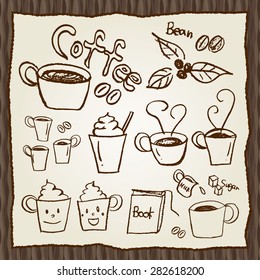 Coffee illustration.Icon. Vector.