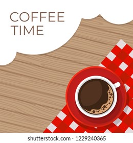Coffee infographic. Types of coffee. Flat style, vector illustration. 