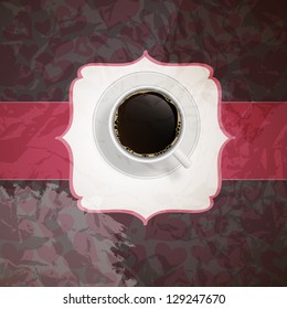 coffee invitation background