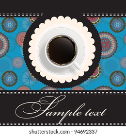 coffee invitation background