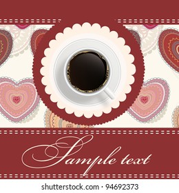 coffee invitation background