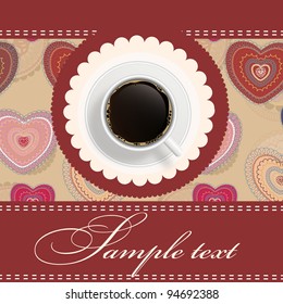 coffee invitation background