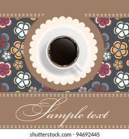 coffee invitation background