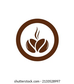 Kaffee einzeln auf weißem Hintergrund