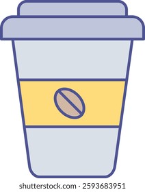 Coffee Isolated Vector Icon illustration with isolated background 